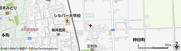 栃木県栃木市神田町19周辺の地図