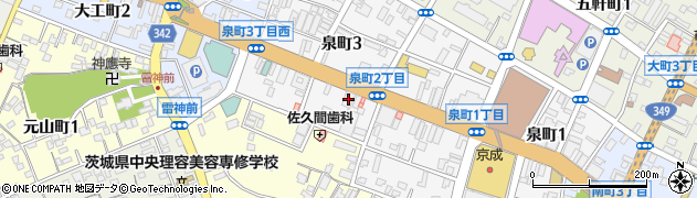 三菱ＨＣキャピタル株式会社　茨城法人支店周辺の地図