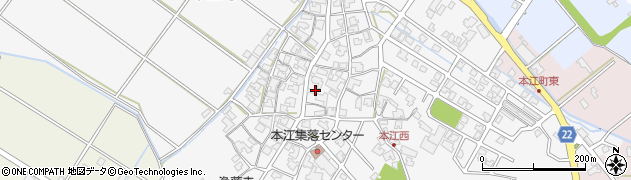 石川県小松市本江町（タ）周辺の地図