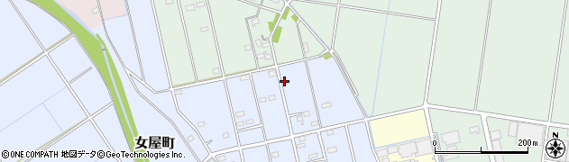 群馬県前橋市女屋町1156周辺の地図