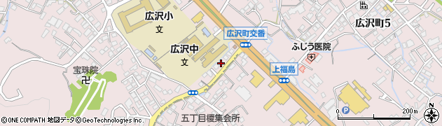金釜 広沢店周辺の地図