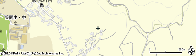 茨城県笠間市笠間2825周辺の地図