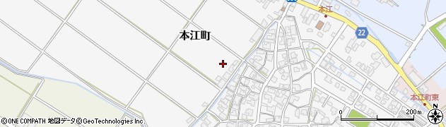 石川県小松市本江町周辺の地図