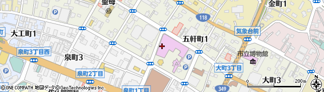 水戸芸術館　エントランスホール周辺の地図