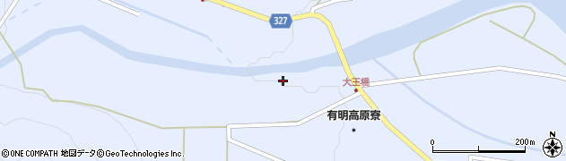 長野県安曇野市穂高有明宮城周辺の地図