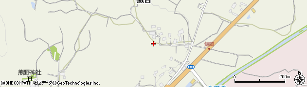 茨城県笠間市飯合周辺の地図