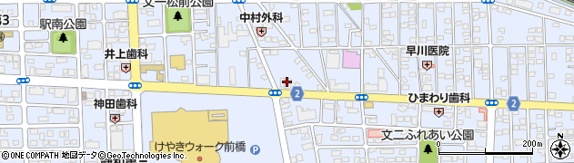 スタジオアリス　前橋文京店周辺の地図