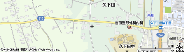 栃木県真岡市久下田1296周辺の地図