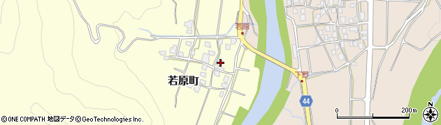 石川県白山市若原町（ハ）周辺の地図