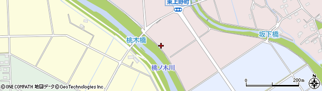 桃ノ木橋周辺の地図