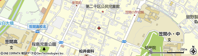 茨城県笠間市笠間1489周辺の地図