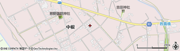 茨城県ひたちなか市中根5396周辺の地図
