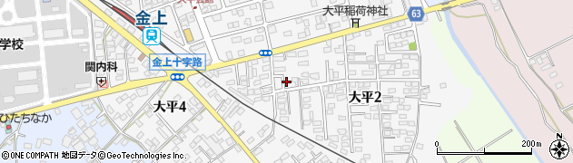 茨城県ひたちなか市大平周辺の地図