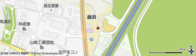 茨城県ひたちなか市前浜周辺の地図