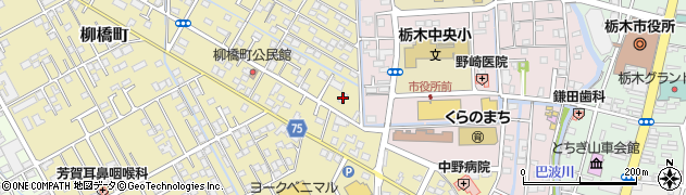 Ａ栃木市ガラスの緊急隊・３６５日２４時間　栃木・市役所前センター周辺の地図