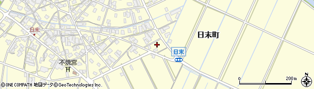 石川県小松市日末町（ね）周辺の地図
