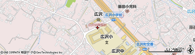 広沢幼稚園前周辺の地図