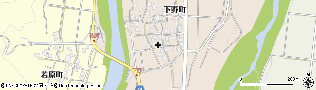 石川県白山市下野町ロ223周辺の地図