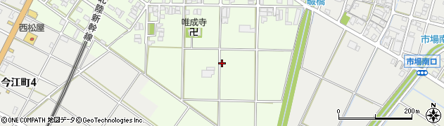 石川県小松市大領町（つ）周辺の地図