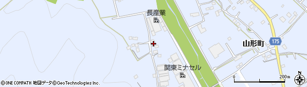 栃木県佐野市山形町1244周辺の地図