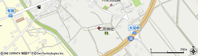 茨城県水戸市大足町457周辺の地図