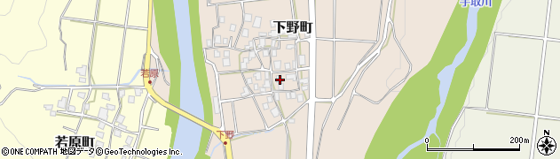石川県白山市下野町ロ202周辺の地図