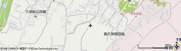 長野県上田市蒼久保周辺の地図