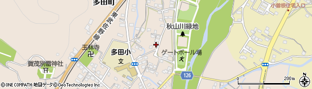 栃木県佐野市多田町1547周辺の地図