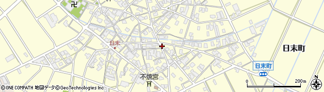 石川県小松市日末町（ム）周辺の地図