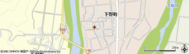 石川県白山市下野町ロ230周辺の地図
