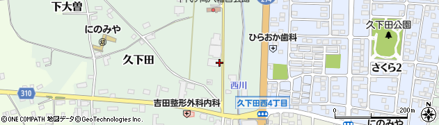 栃木県真岡市久下田1709周辺の地図
