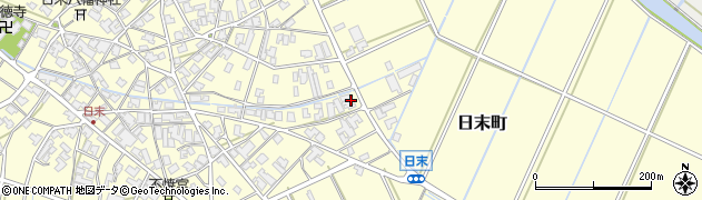 石川県小松市日末町ヲ周辺の地図