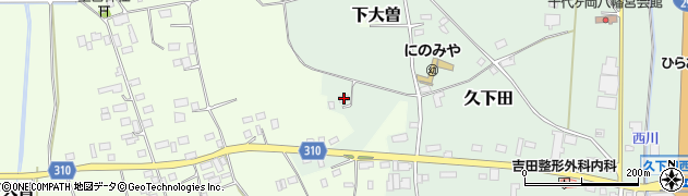 栃木県真岡市久下田1764周辺の地図