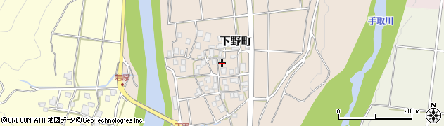 石川県白山市下野町ロ195周辺の地図