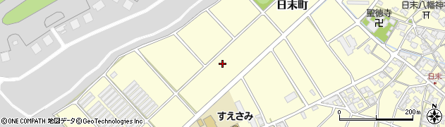 石川県小松市日末町西周辺の地図