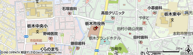 北野エース　東武栃木店周辺の地図
