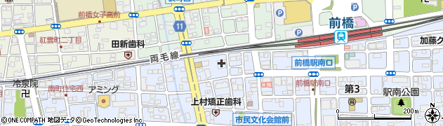 東京ガスグループ　エネスタ前橋周辺の地図