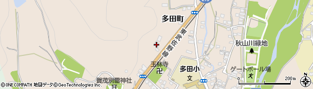 栃木県佐野市多田町1516周辺の地図