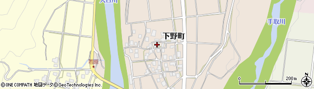 石川県白山市下野町ロ237周辺の地図