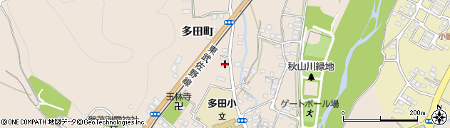 栃木県佐野市多田町1603周辺の地図
