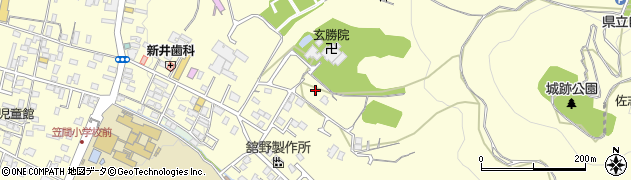 茨城県笠間市笠間960周辺の地図