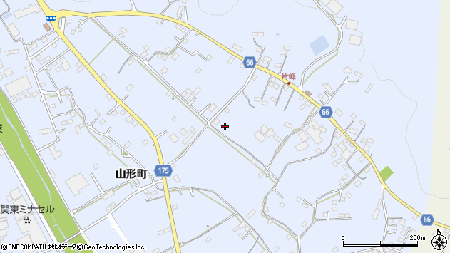 〒327-0324 栃木県佐野市山形町の地図