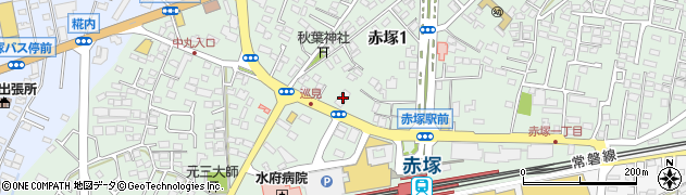 水戸信用金庫赤塚支店周辺の地図