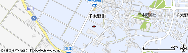 石川県小松市千木野町と47周辺の地図