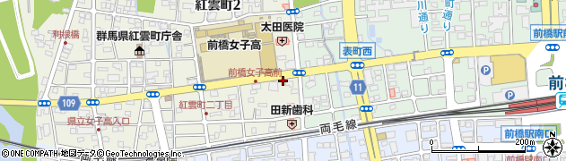 長生館施術所周辺の地図