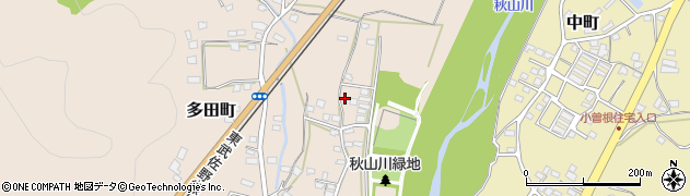 栃木県佐野市多田町1578周辺の地図