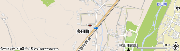 栃木県佐野市多田町1593周辺の地図