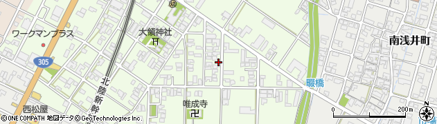 石川県小松市大領町（ね）周辺の地図