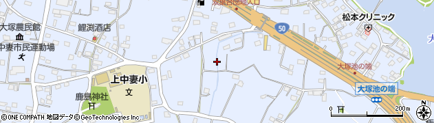 茨城県水戸市大塚町周辺の地図