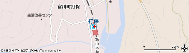 岐阜県飛騨市周辺の地図